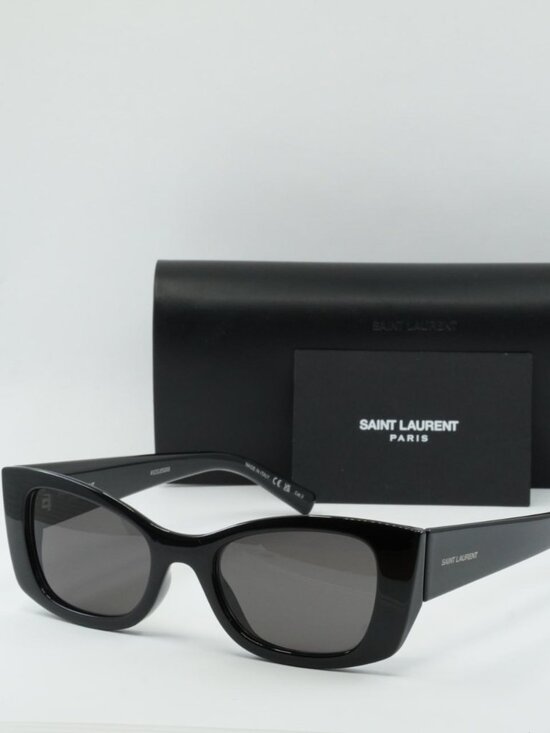 Saint Laurent SL593 001 Cat Eye Sunglasses - Black main image 4